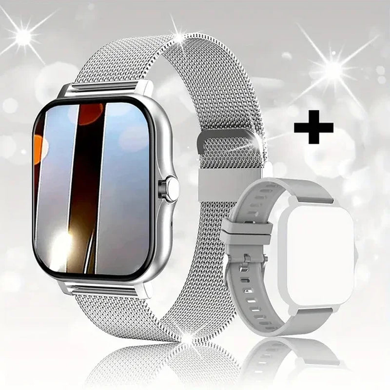 2024 Bluetooth Smartwatch for Men and Women - Touchscreen Call Answering, Fitness Tracking, Waterproof, Compatible with Android and iOS, Ideal Gift