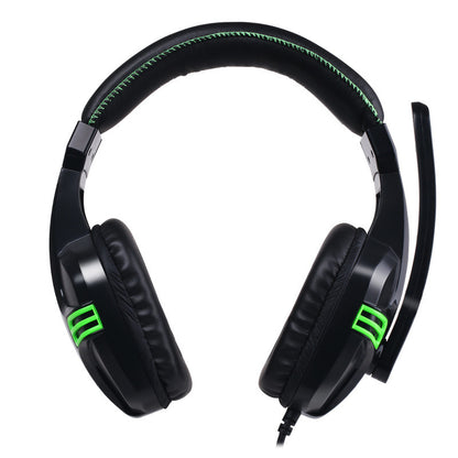 Gaming Computer Headset with Subwoofer and Microphone