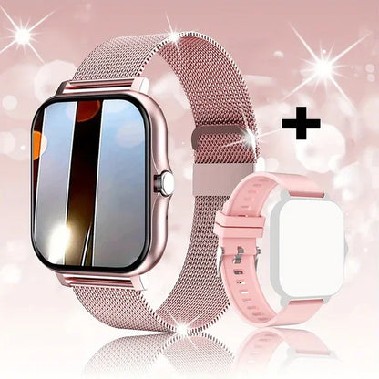 2024 Bluetooth Smartwatch for Men and Women - Touchscreen Call Answering, Fitness Tracking, Waterproof, Compatible with Android and iOS, Ideal Gift