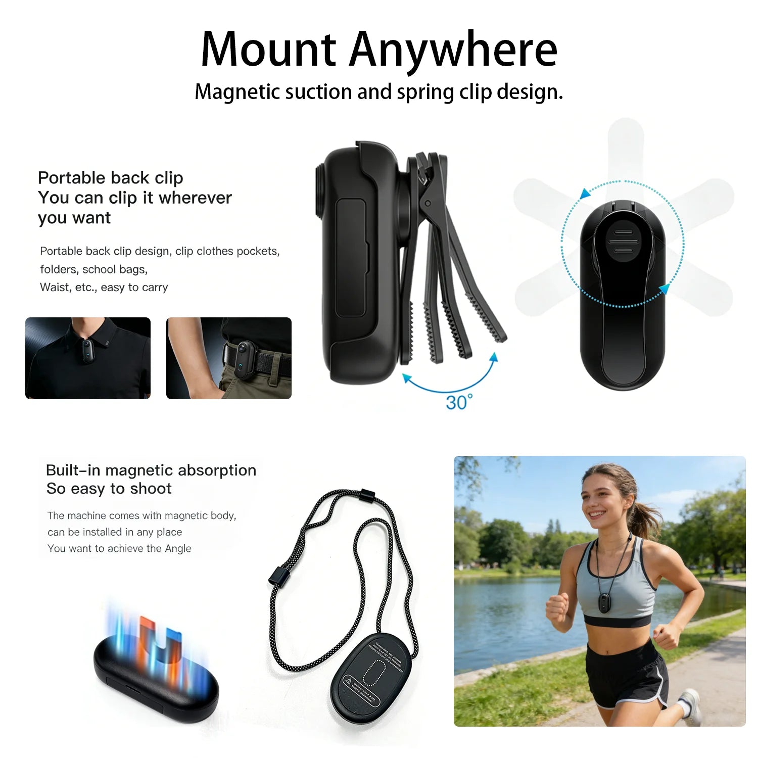 4K Anti-Shake Action Camera with EIS, Waterproof POV, Compact WIFI Vlogging and Sports Video Recorder for Biking and Motorcycling