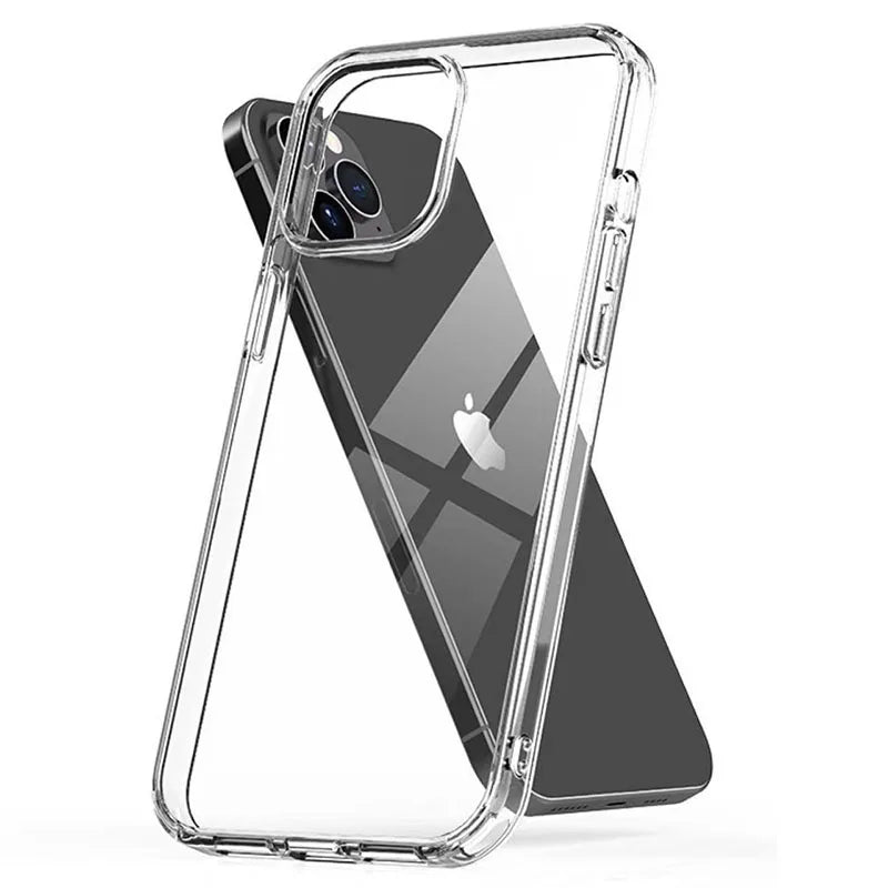 Premium Ultra Thin Clear Silicone Case for iPhone 15, 14, 13, 12, 11, Pro, XS Max, Mini, XR, X, 7, 8, 6S Plus, 6, SE (2020, 2022, 2016), 5, 5S - Back Cover Protection