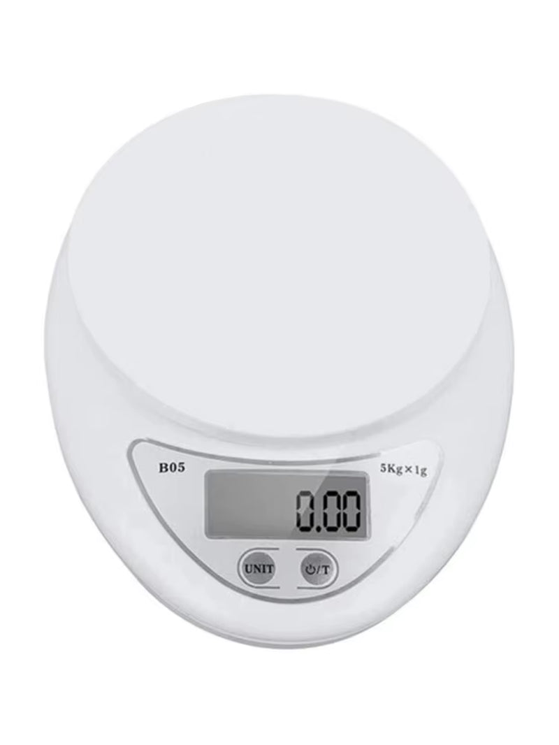 5KG Digital Multifunctional Kitchen Scale - Portable Electronic Food and Coffee Weighing Device for Accurate Measurements