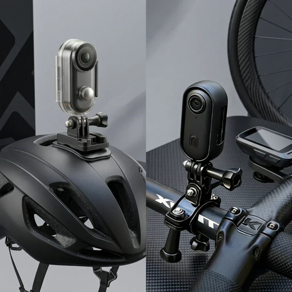 4K Anti-Shake Action Camera with EIS, Waterproof POV, Compact WIFI Vlogging and Sports Video Recorder for Biking and Motorcycling