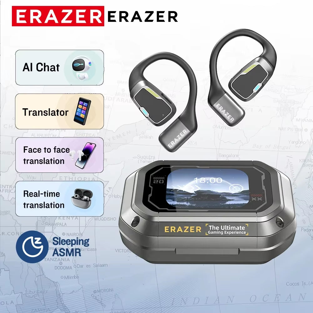 AI-Powered Bluetooth Earphones with Sleep ASMR, DIY Equalizer App, and Wireless Connectivity for Office and Travel